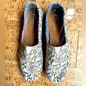 Tom’s Portland Shoes Size 9